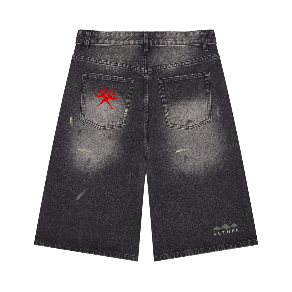 Aether Hades Greek Gods Series Jean Shorts